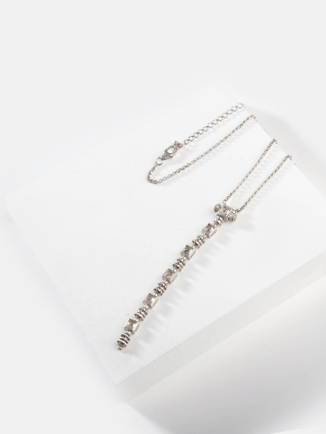

SHAYA Women Silver-Toned & White 925 Silver Charm Bracelet