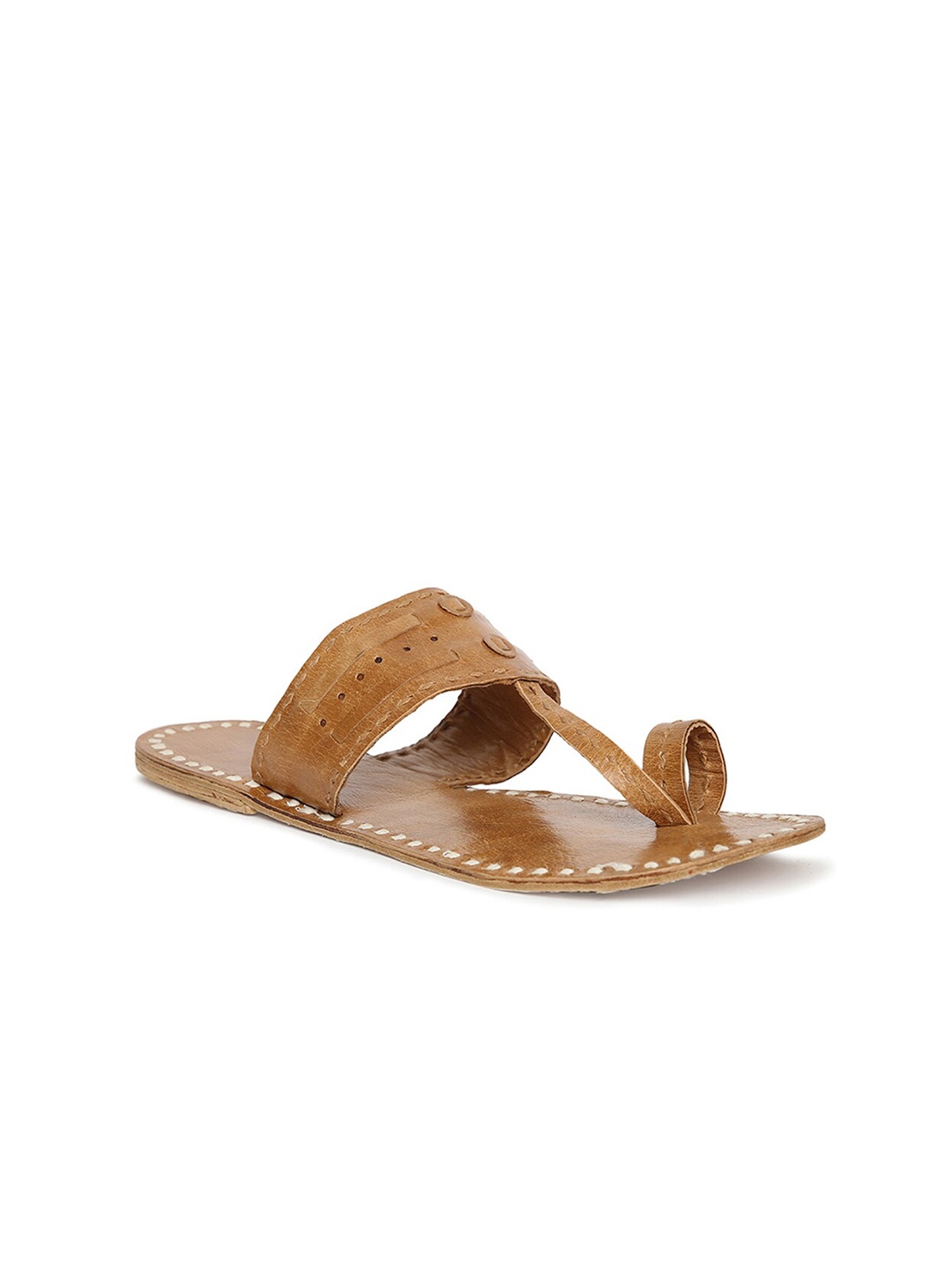 

Fabindia Men Tan Leather Comfort Sandals