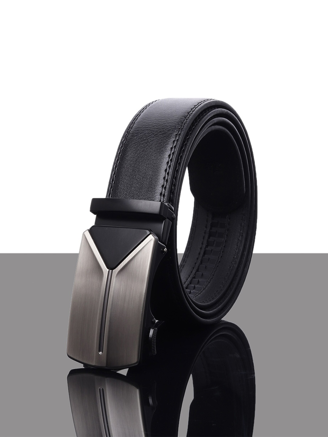 

Kastner Men Black Textured Formal Belt