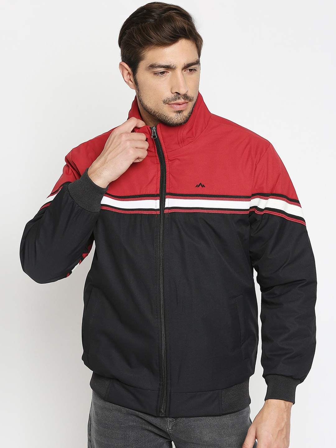 

Zeel Men Black brown Lightweight Bomber Jacket
