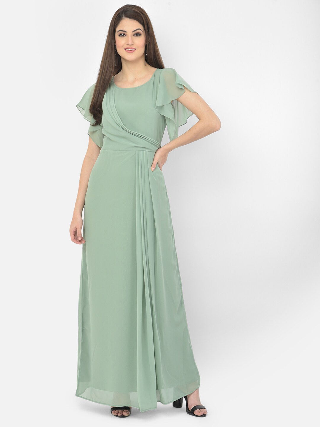 

Eavan Green Georgette Maxi Dress