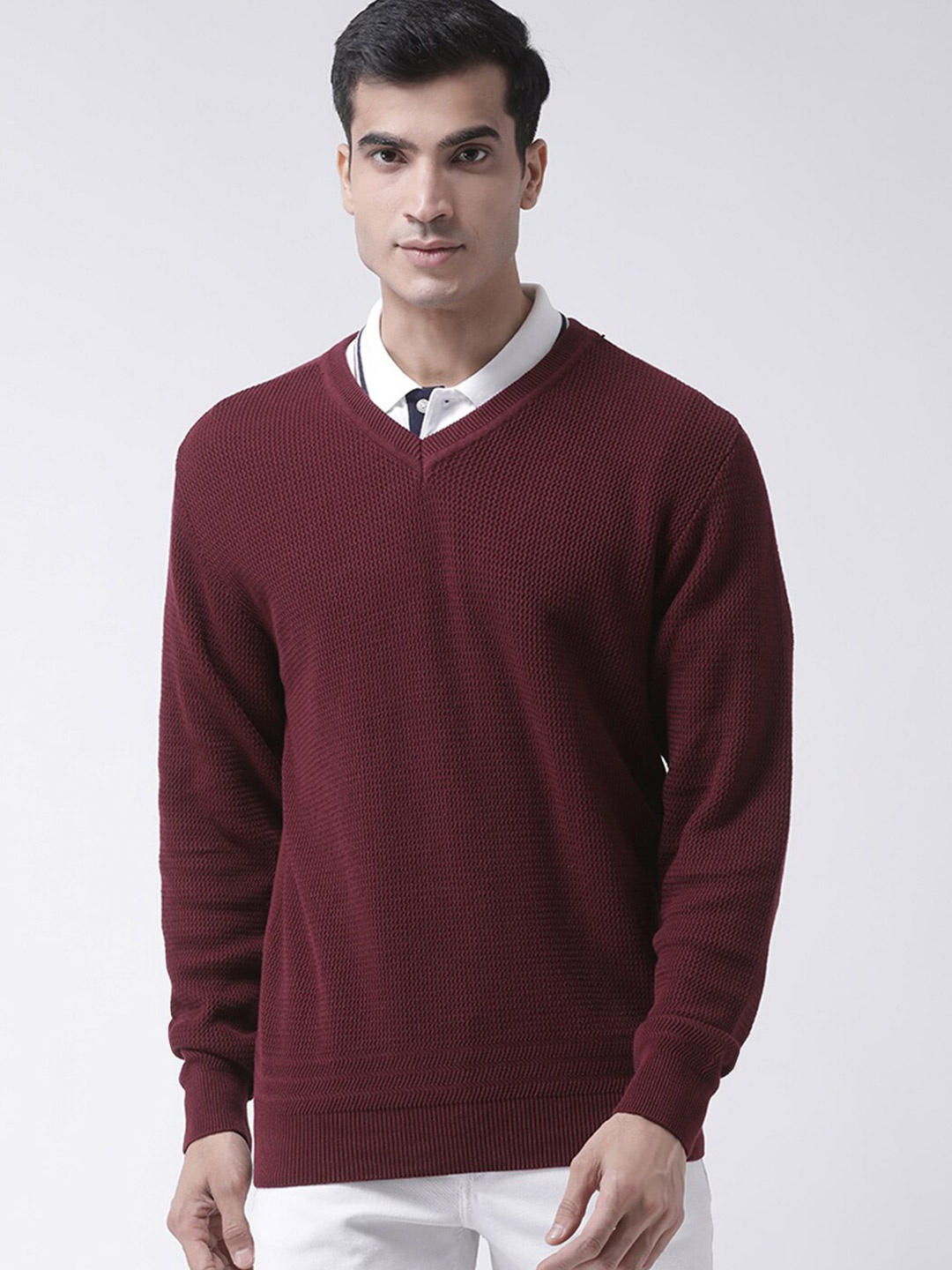 

Club York Men Maroon Pullover