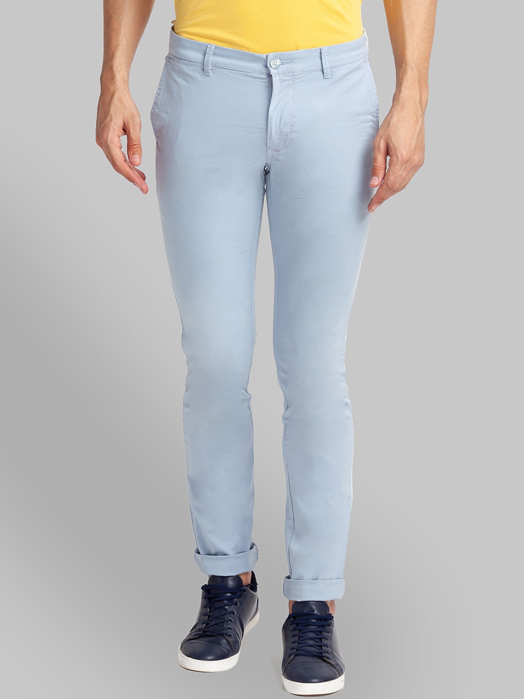 

Parx Men Blue Slim Fit Trousers