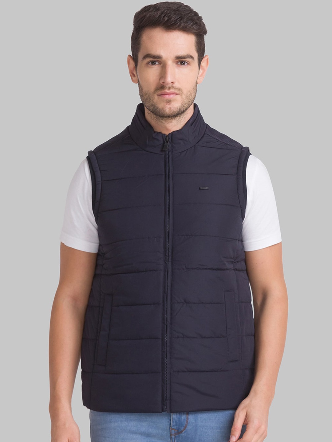 

Parx Men Blue Padded Jacket
