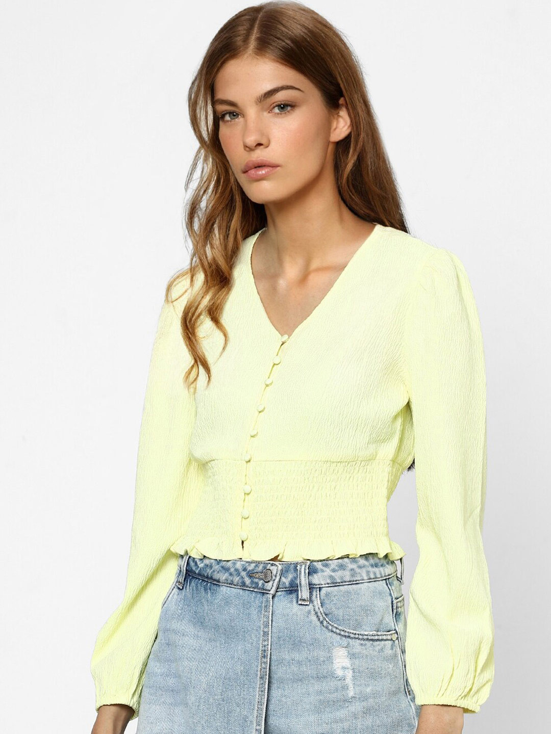 

ONLY Yellow Regular Top