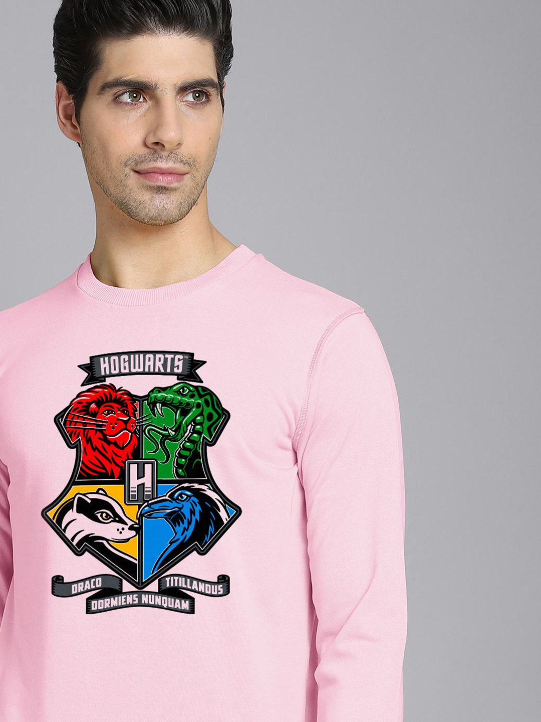 

Free Authority Men Harry Potter Printed Sweatshirt, Pink