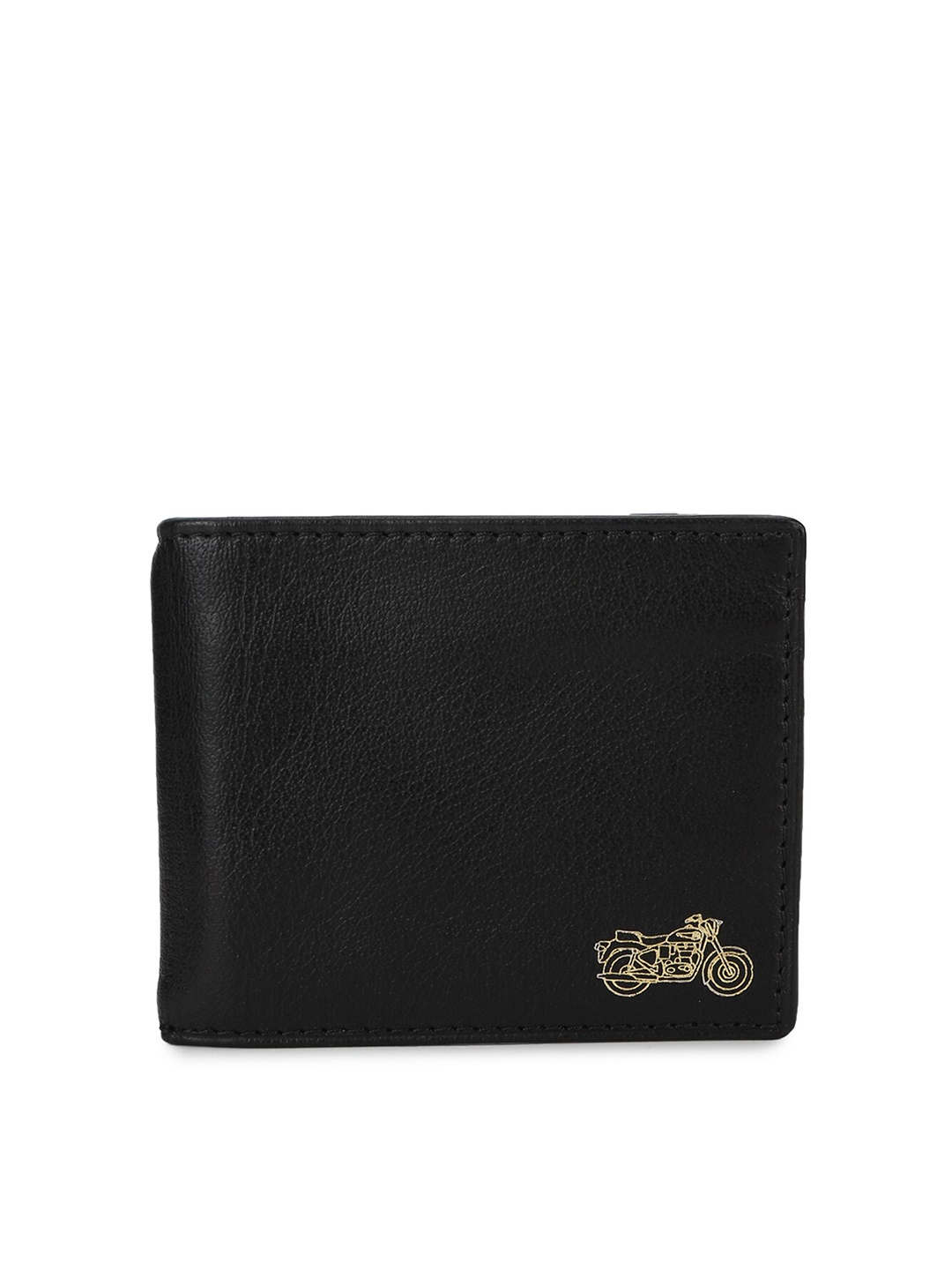 

Royal Enfield Men Black Clip Wallet
