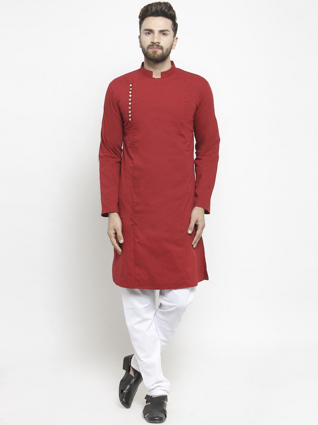 

Purple State Men Maroon Kurta