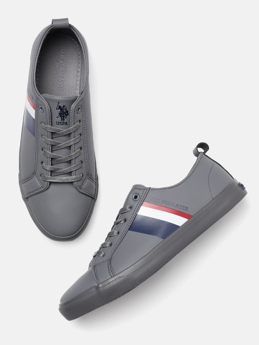 

U.S.Polo Assn. Men Grey Martinez Sneakers