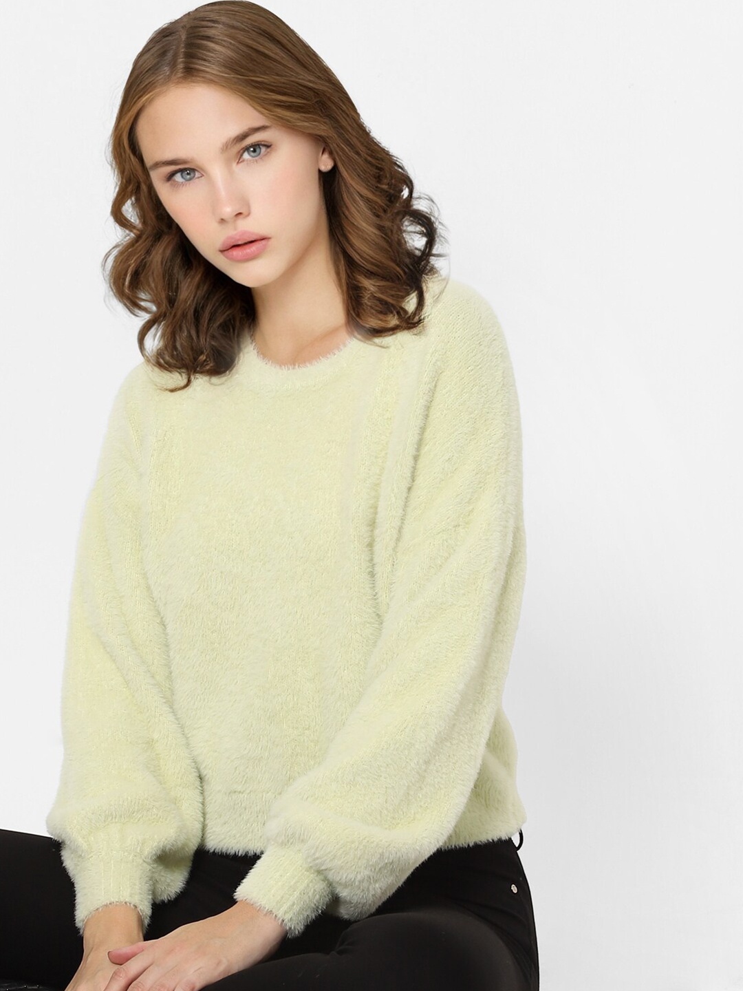 

ONLY Women Sea Green Pullover