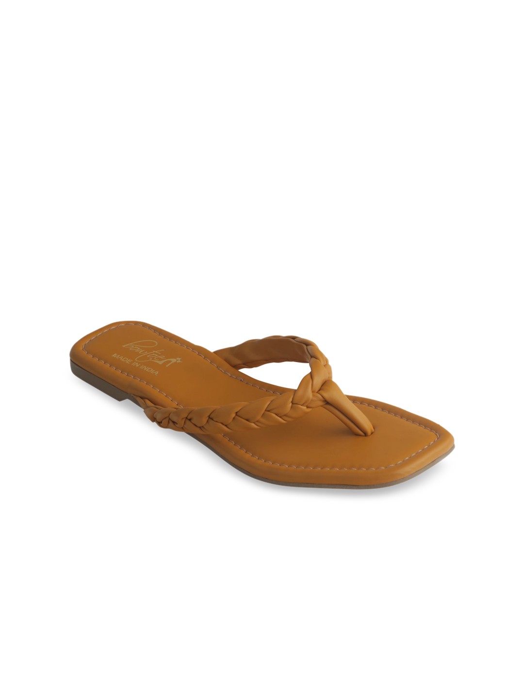 

Bowtoes Women Yellow Open Toe Flats