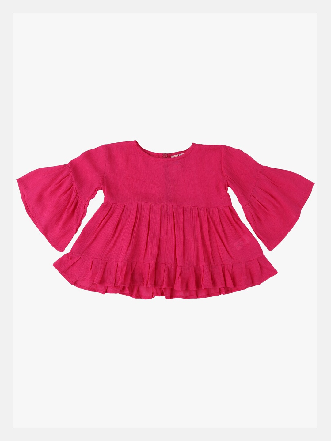 

Kids On Board Kids Girls Pink Bell Sleeves Tunic