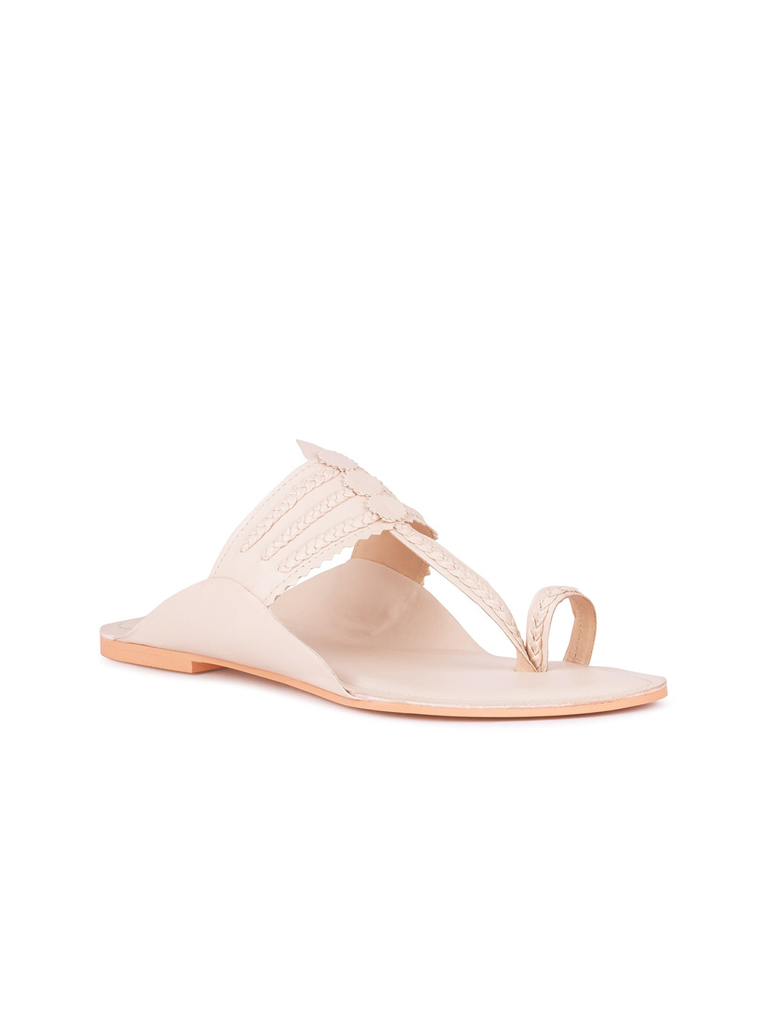 

London Rag Women Beige One Toe Flats