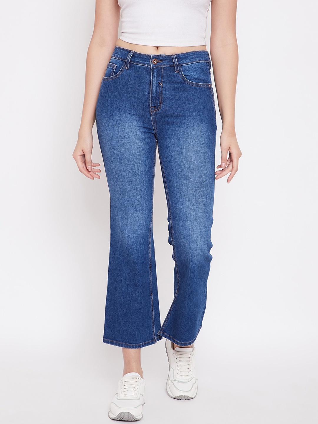 

CAMLA Women Blue Tapered Fit Light Fade Jeans