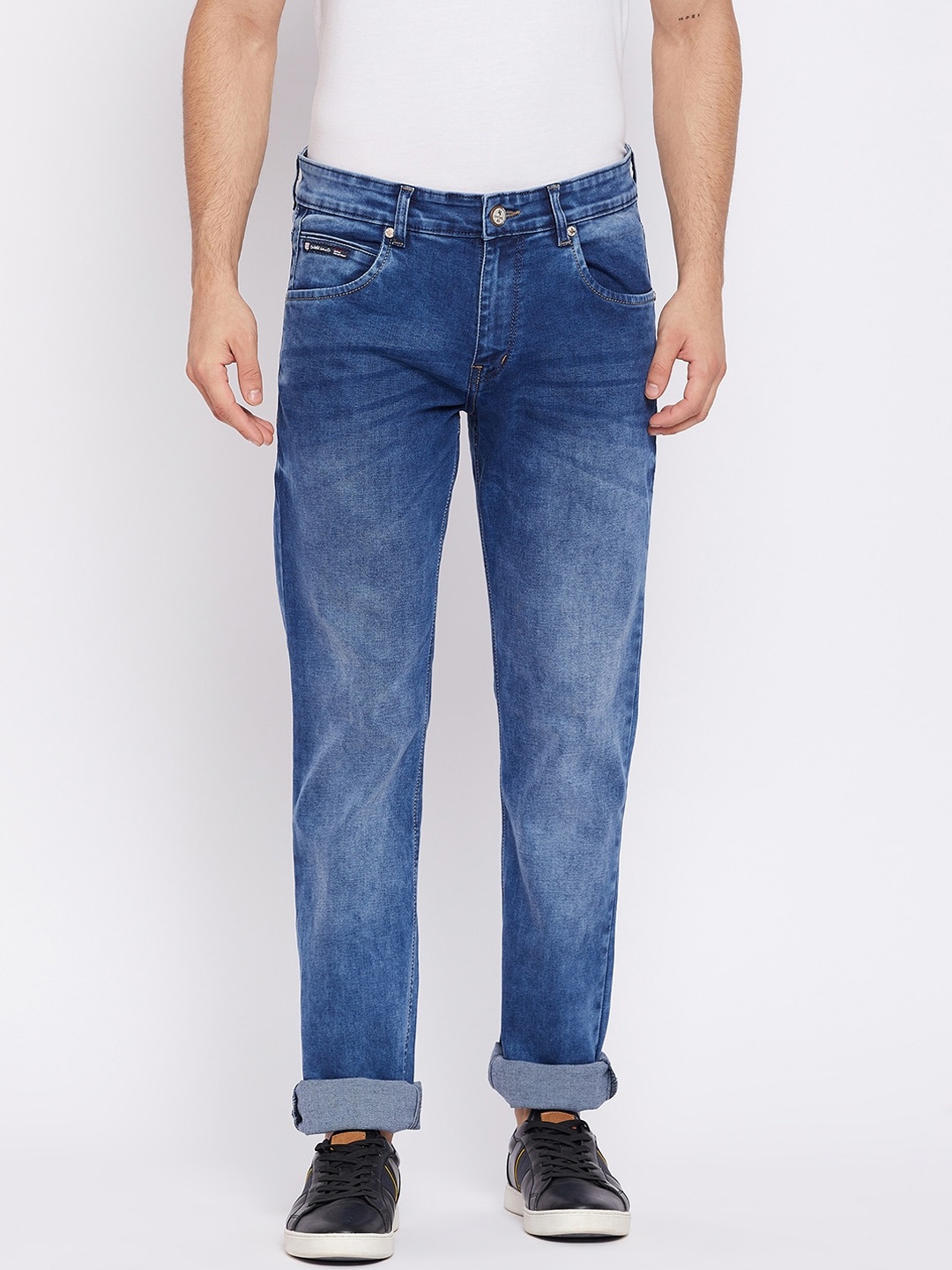 

Cantabil Men Blue Lightly Fade Jeans