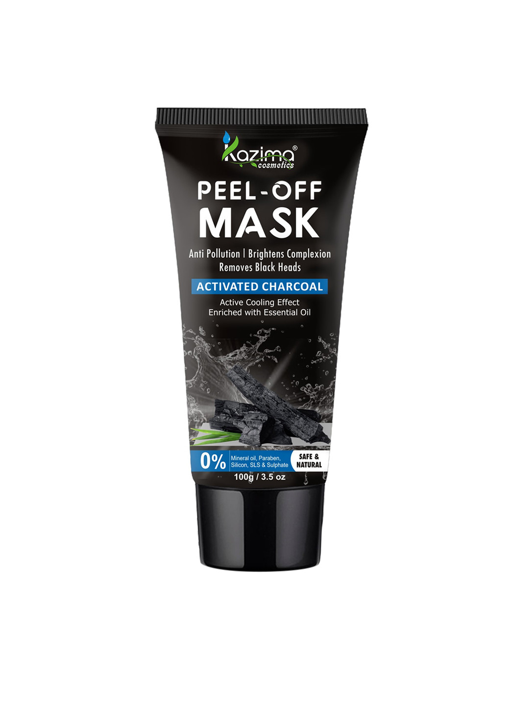 

KAZIMA Unisex Activated Charcoal Peel Off Mask -100 g