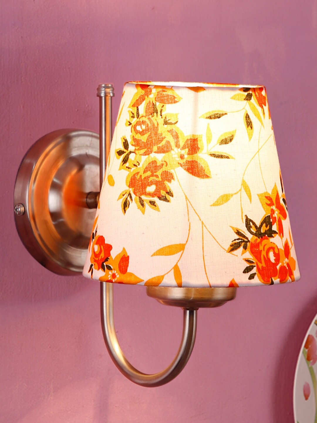 

Devansh Multicolor Wall Mounted Lamp With Steel Base, Multi