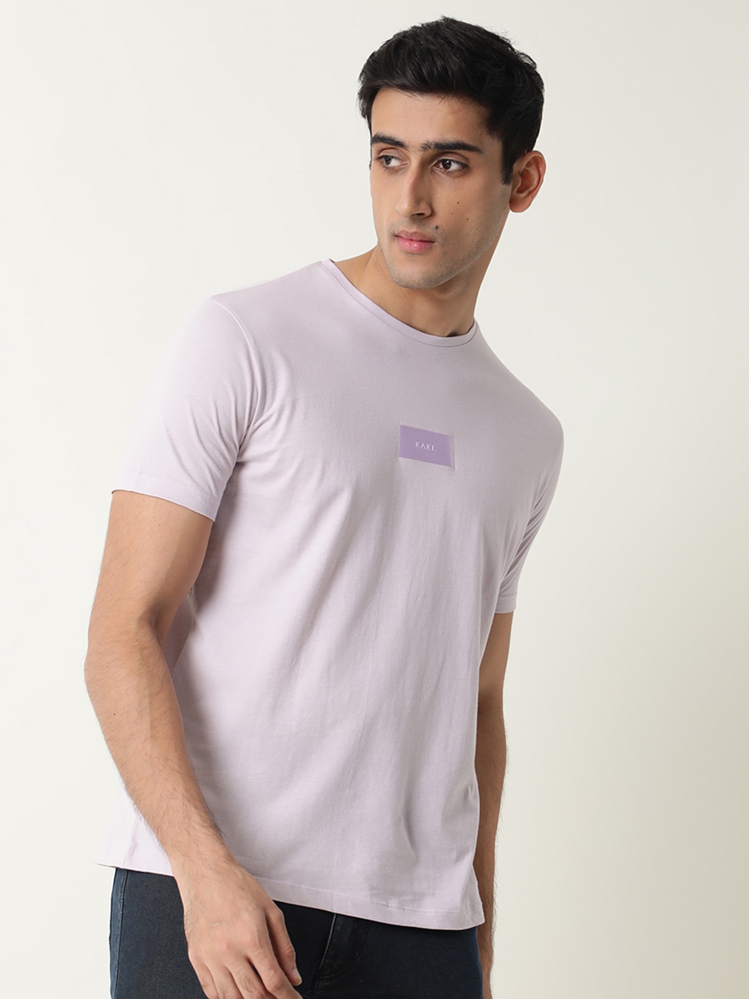 

RARE RABBIT Men Nex Slim Fit T-Shirt, Purple