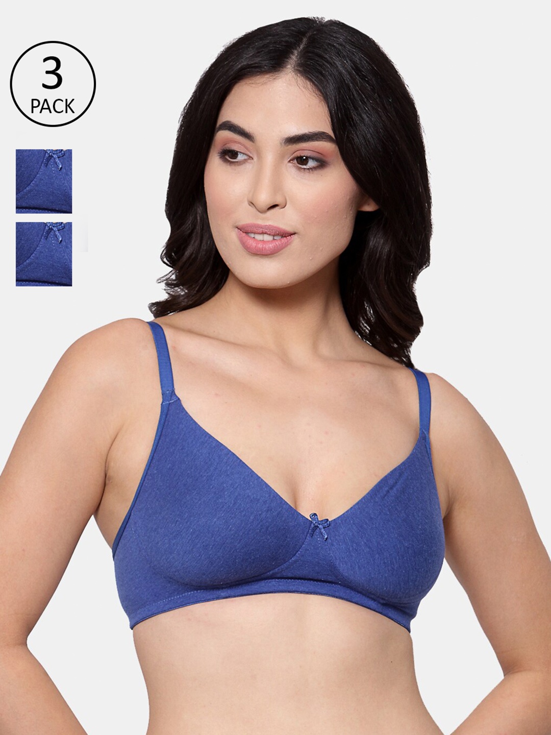 

Inner Sense Set-3 Blue Everyday Bra
