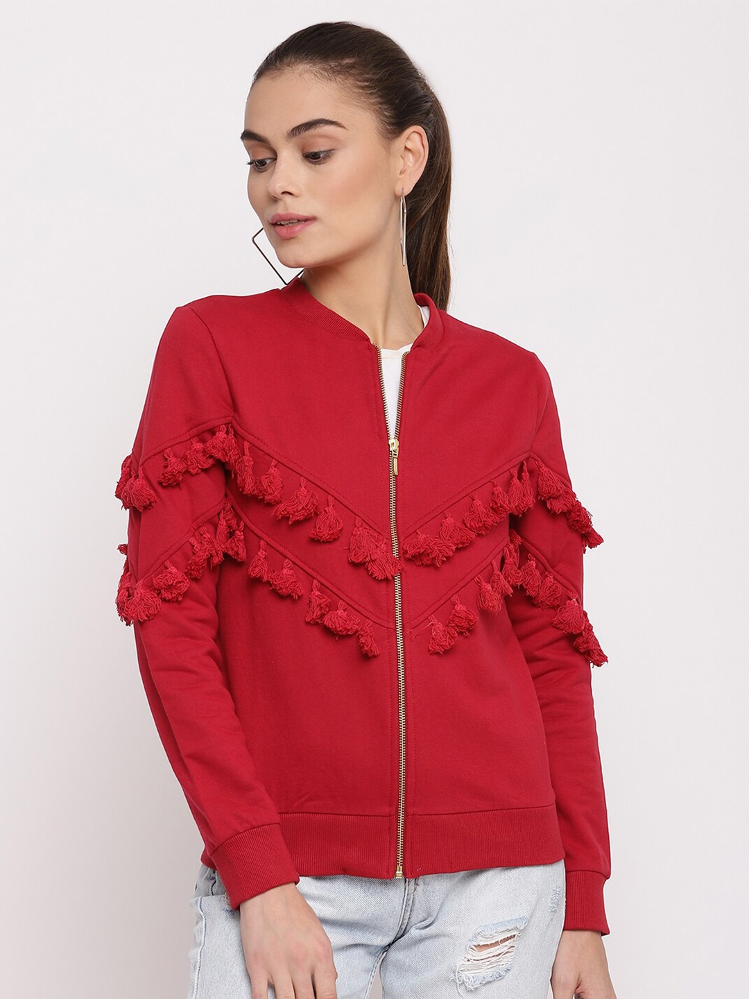 

The Vanca Women Red Sweatshirt