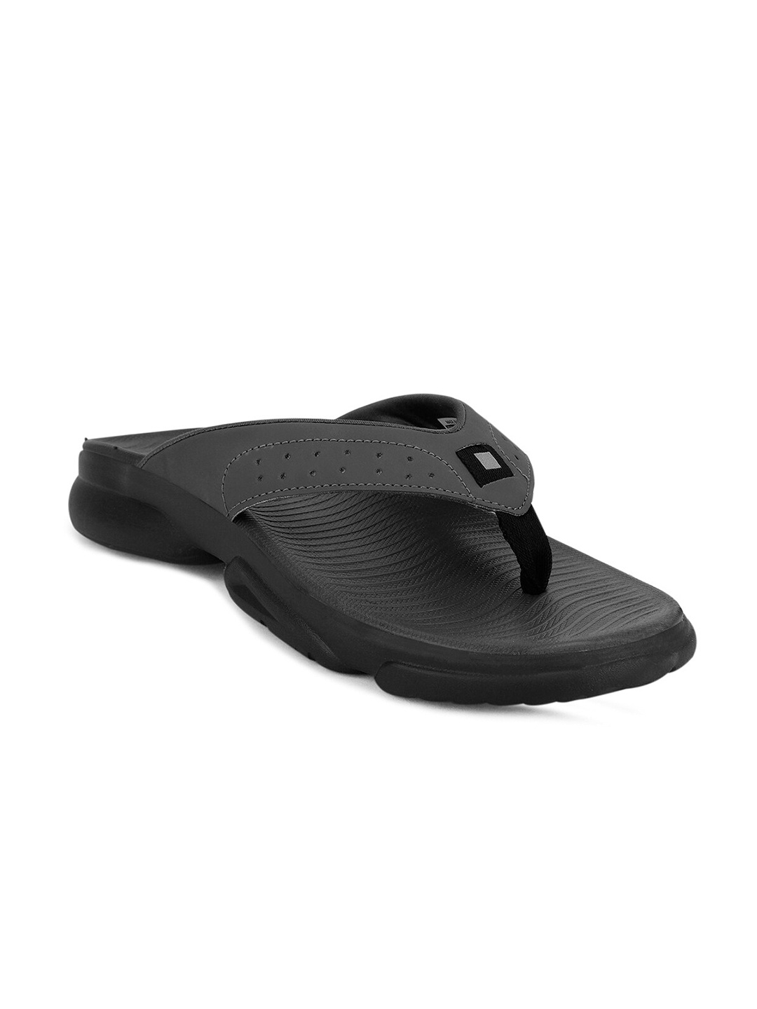 

Campus Men Black Solid Thong Flip-Flops