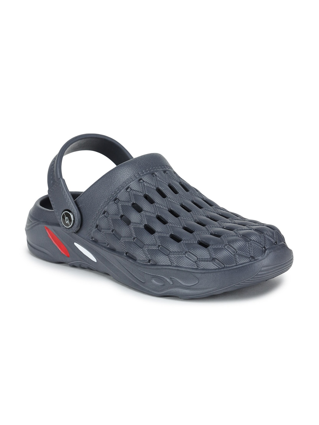 

e-GO Men Grey Melange Rubber Clogs