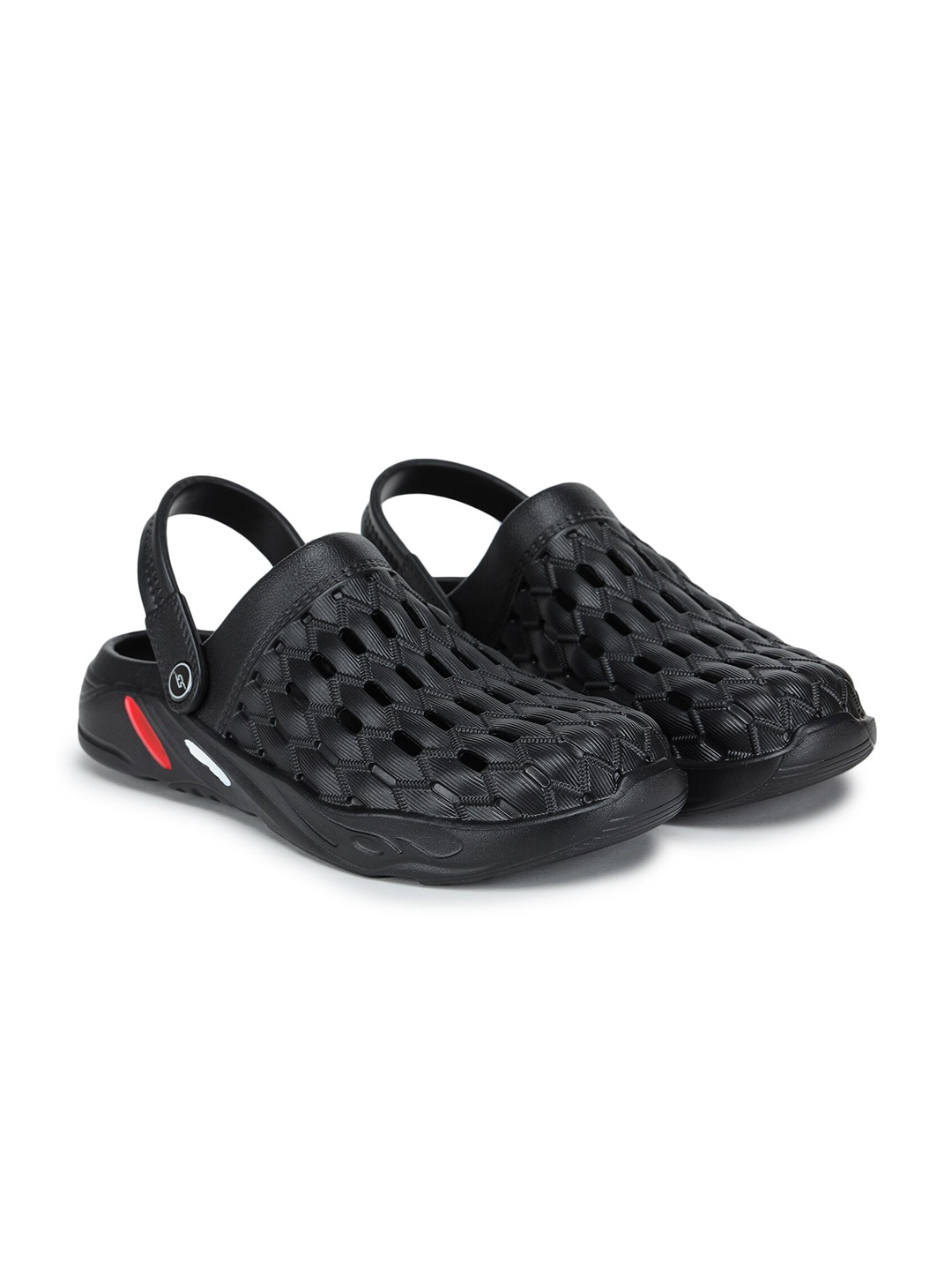 

e-GO Men Black Clogs Sandals