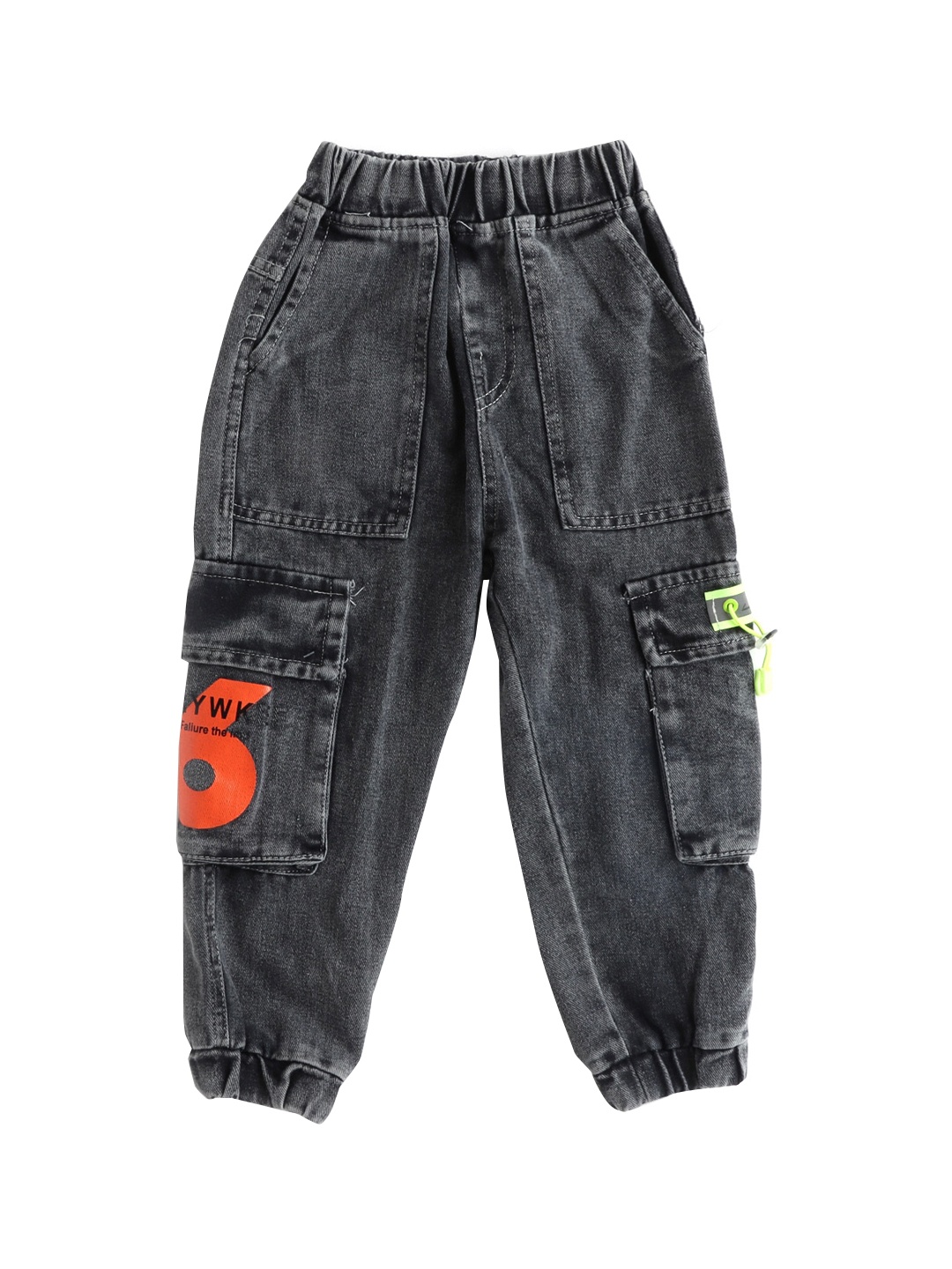 

Hopscotch Boys Black Printed Jeans