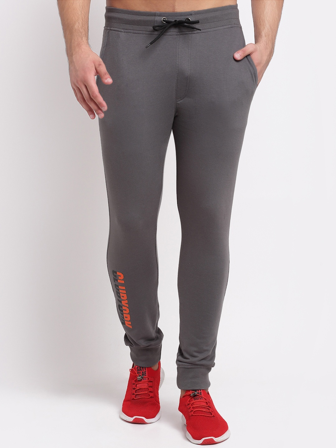 

Club York Men Grey Printed Joggers