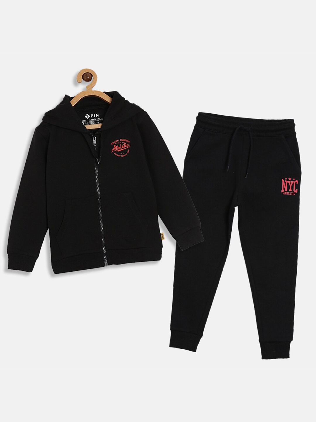 

3PIN Boys Black & Red T-shirt with Pyjamas