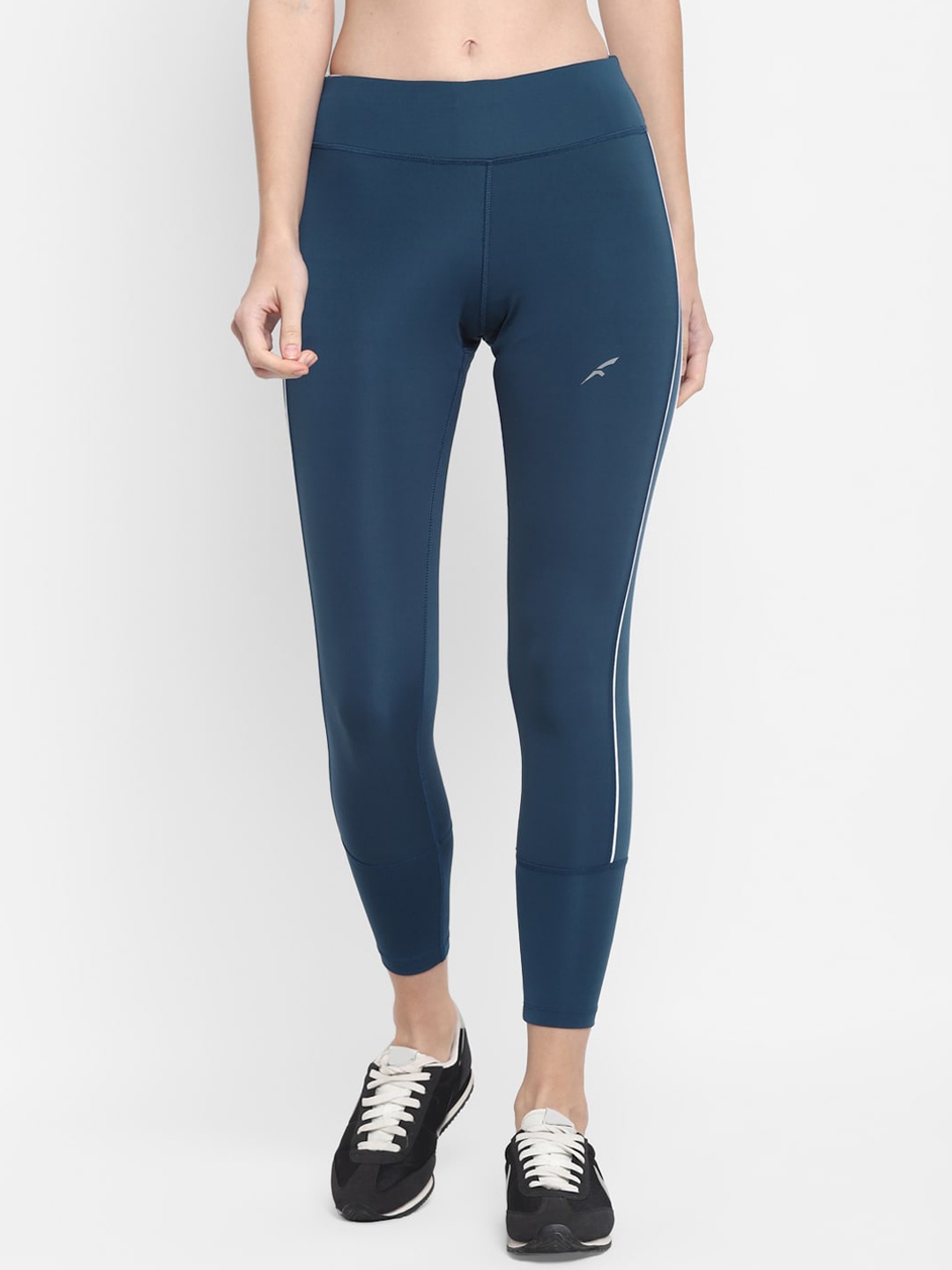 

FURO by Red Chief Women Blue Solid Cotton Leggings