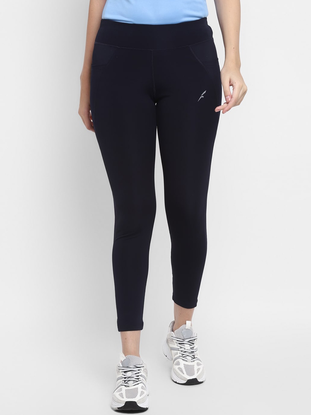 

FURO by Red Chief Women Navy Blue Solid Skinny Fit Ankle Length Legging