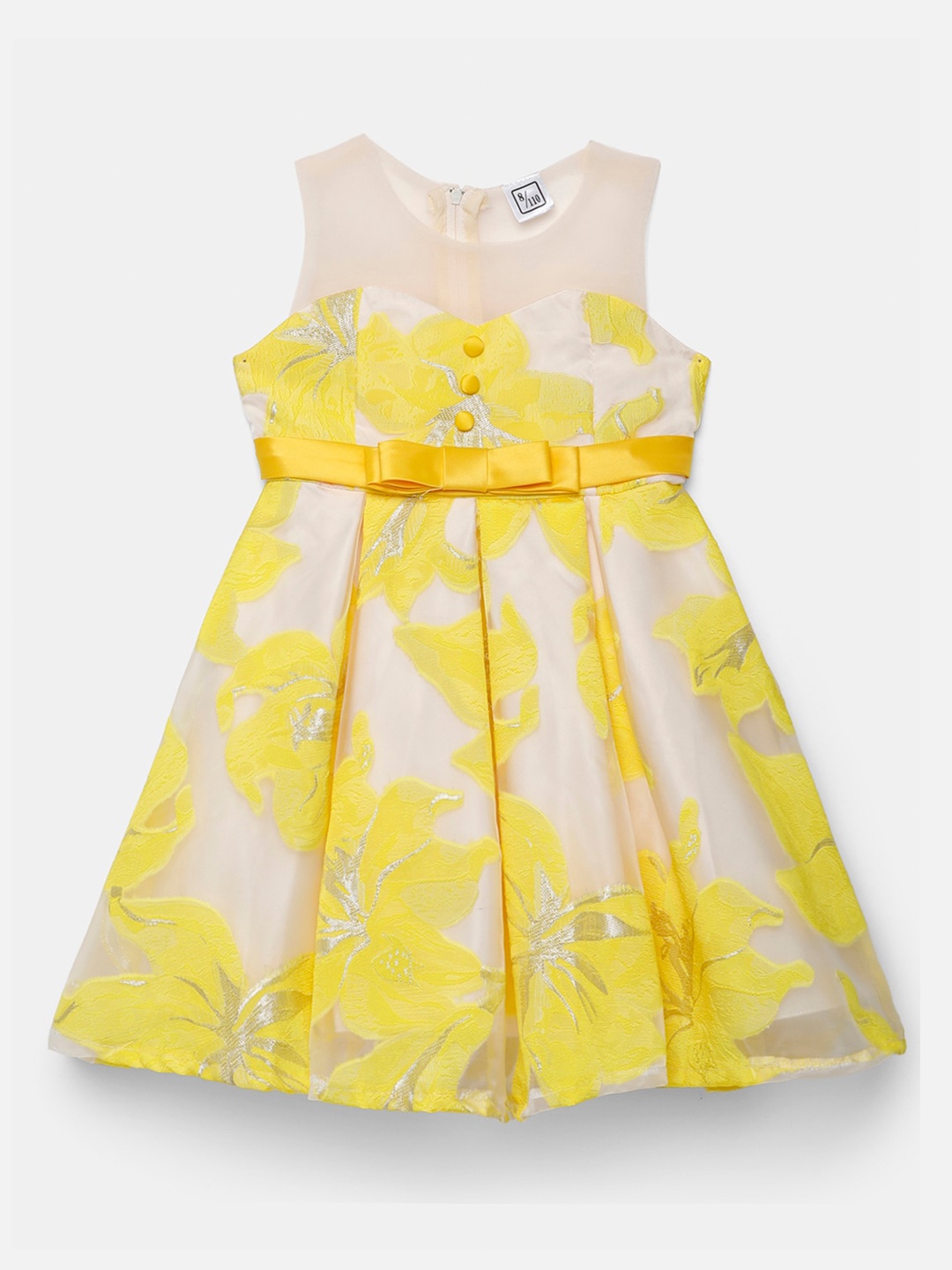 

Hopscotch Yellow Floral Dress