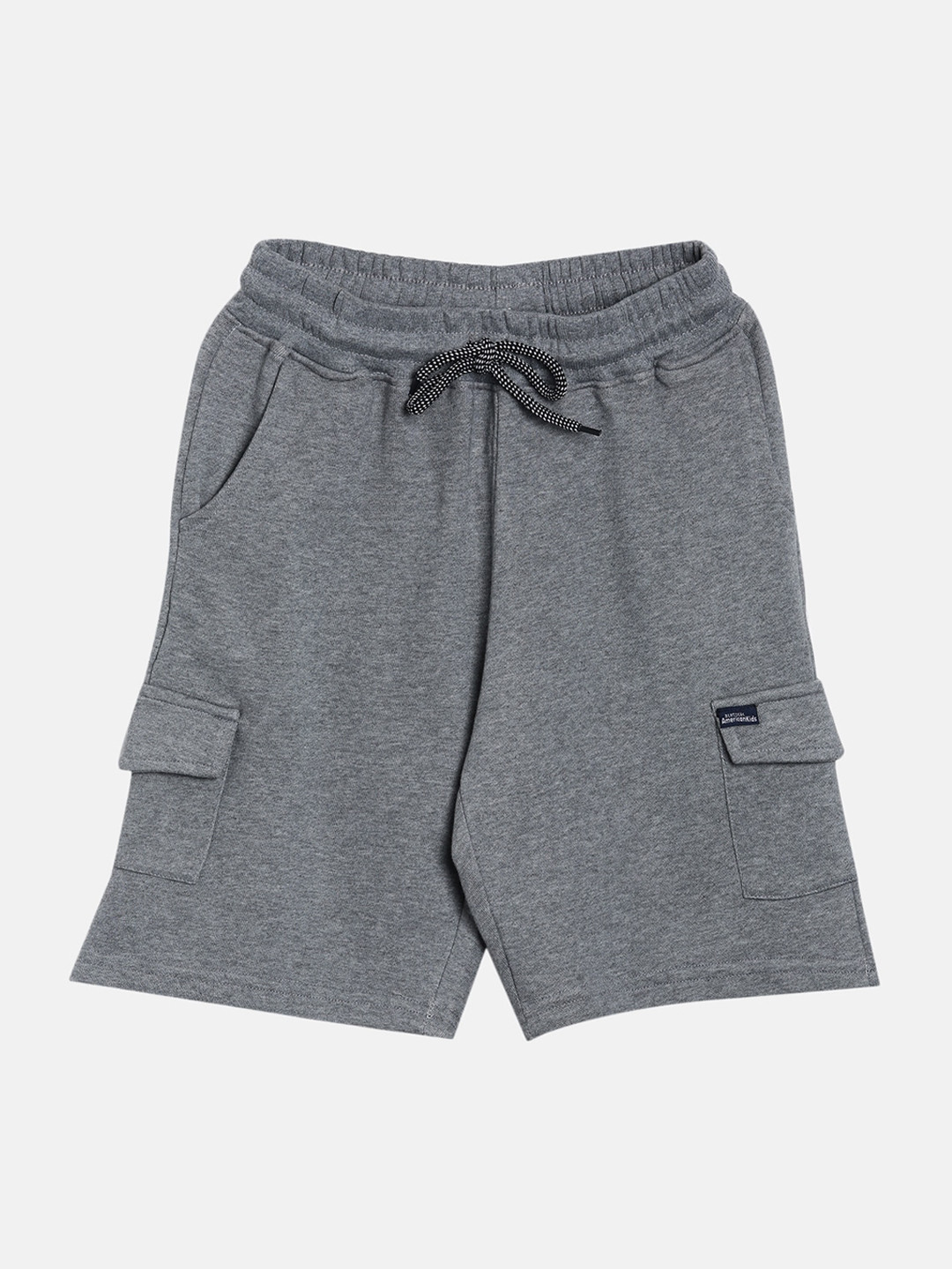 

American Kids Boys Grey Melange Regular Shorts
