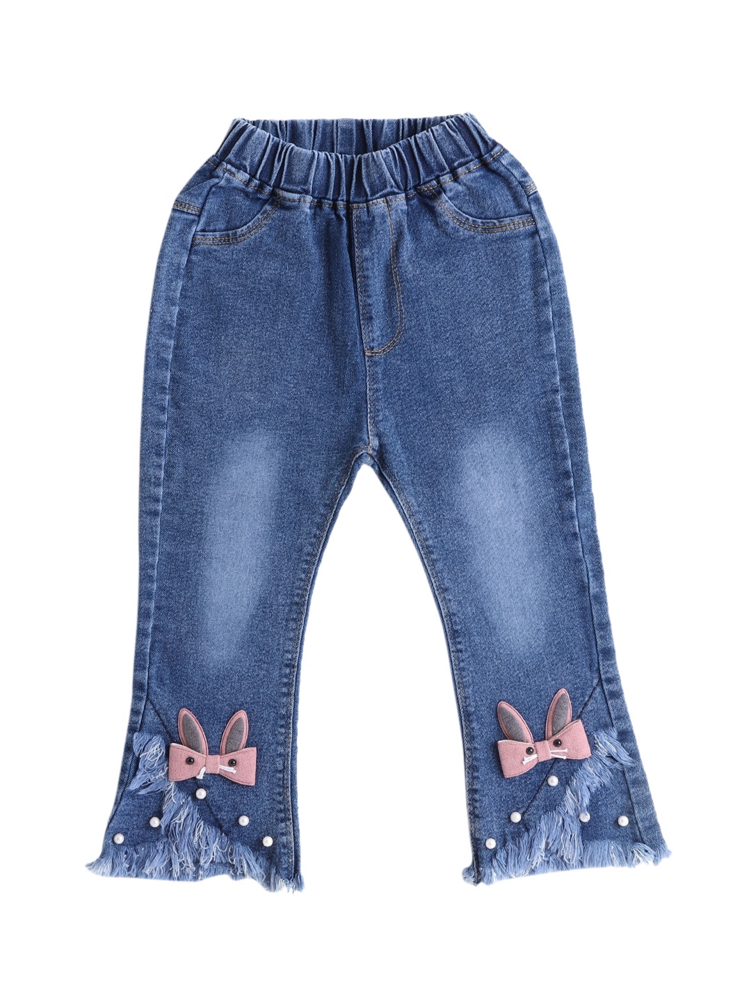 

Hopscotch Girls Pink Heavy Fade Jeans