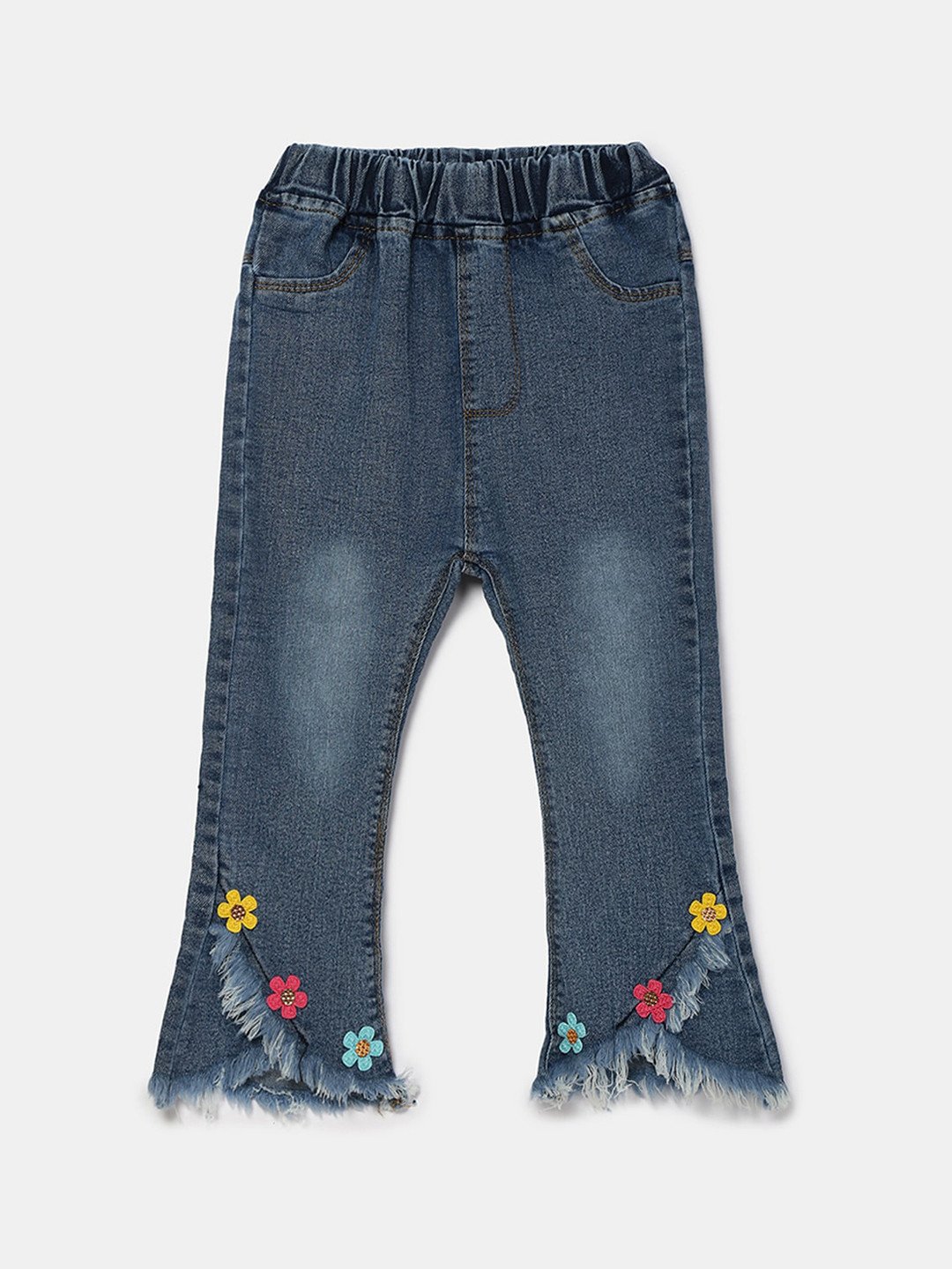 

Hopscotch Girls Multicoloured Heavy Fade Jeans, Multi