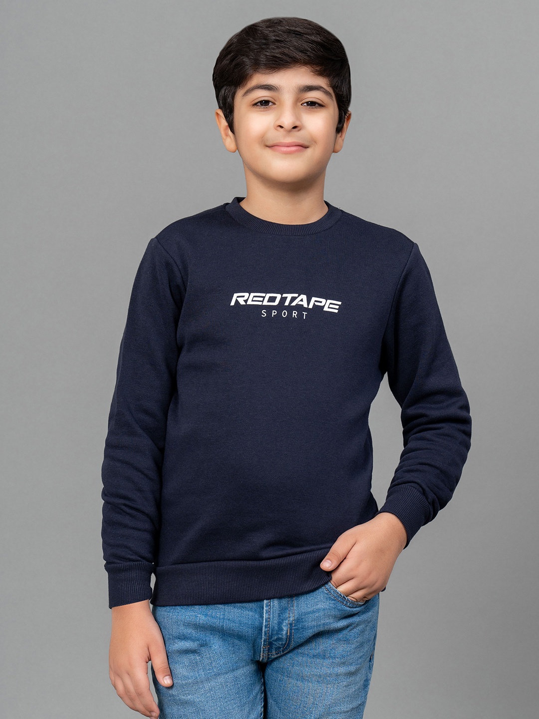 

Red Tape Boys Navy Blue Sweatshirt
