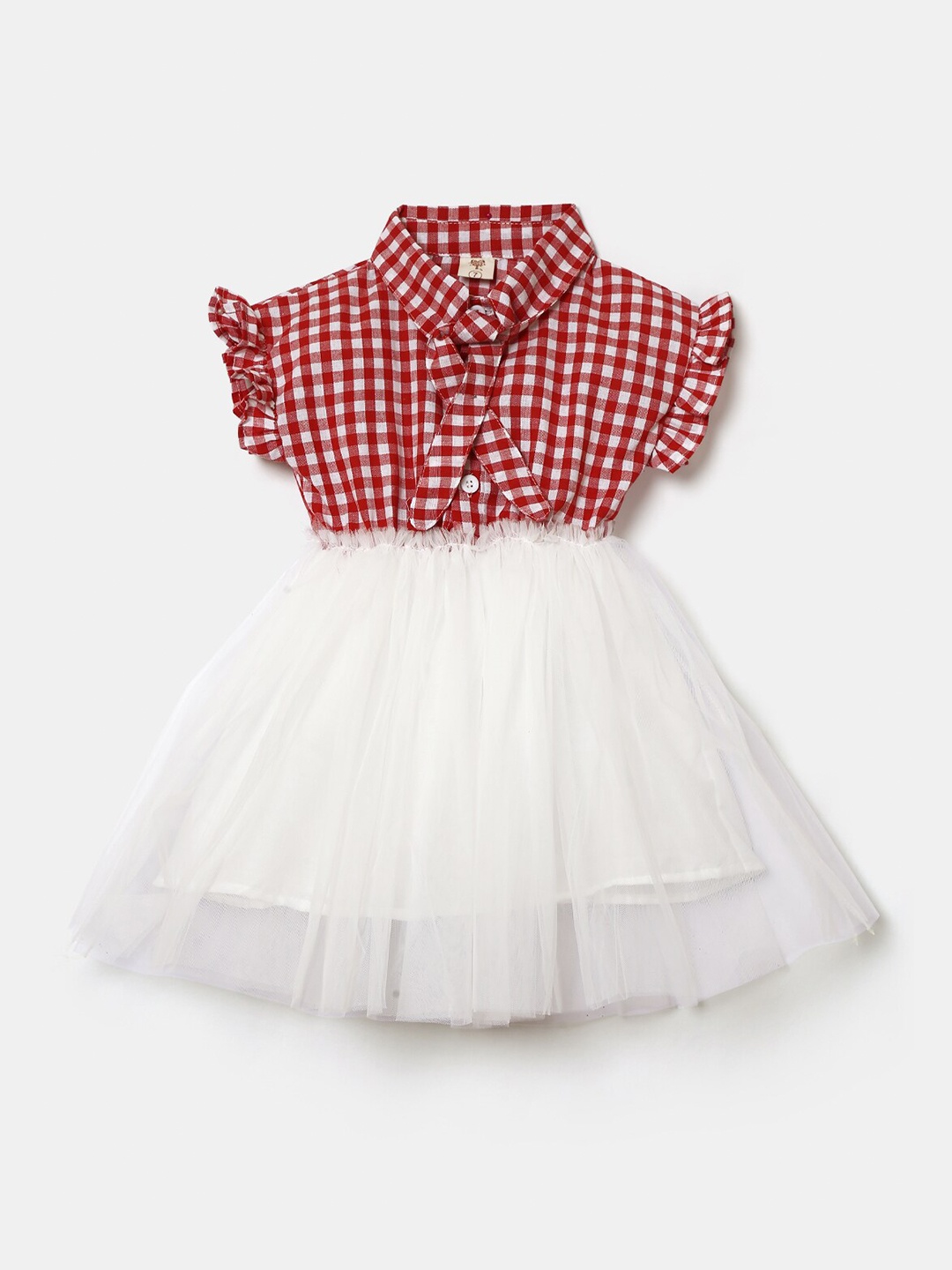 

Hopscotch Red & White Checked Dress