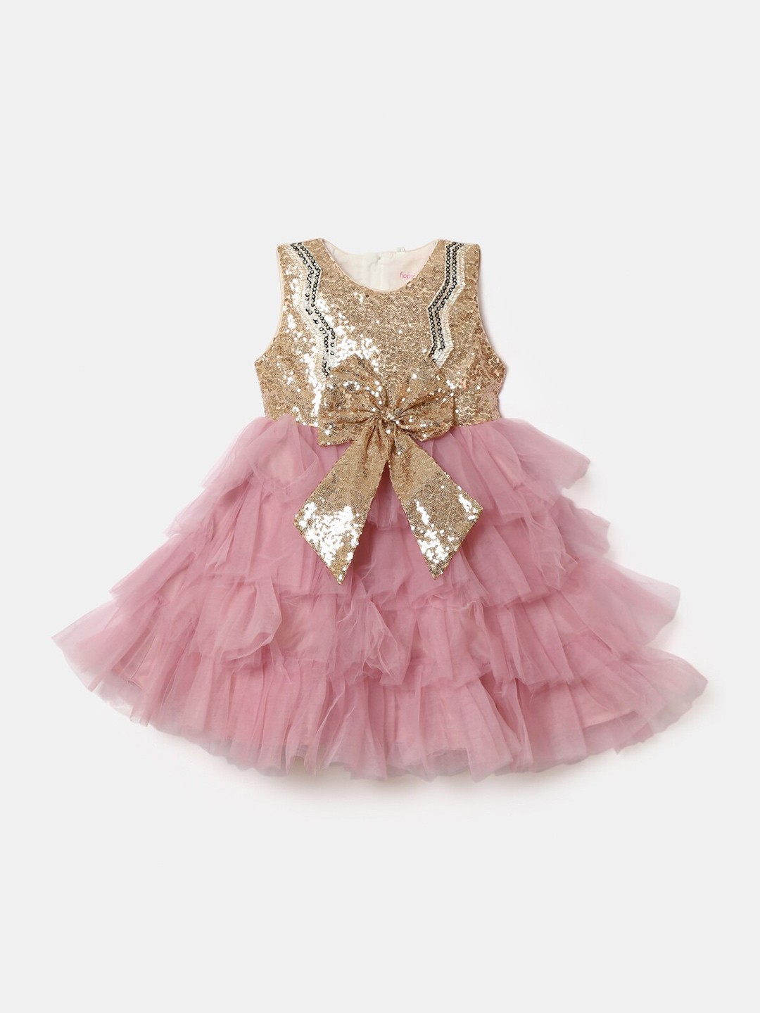 

Hopscotch Pink Embellished Dress