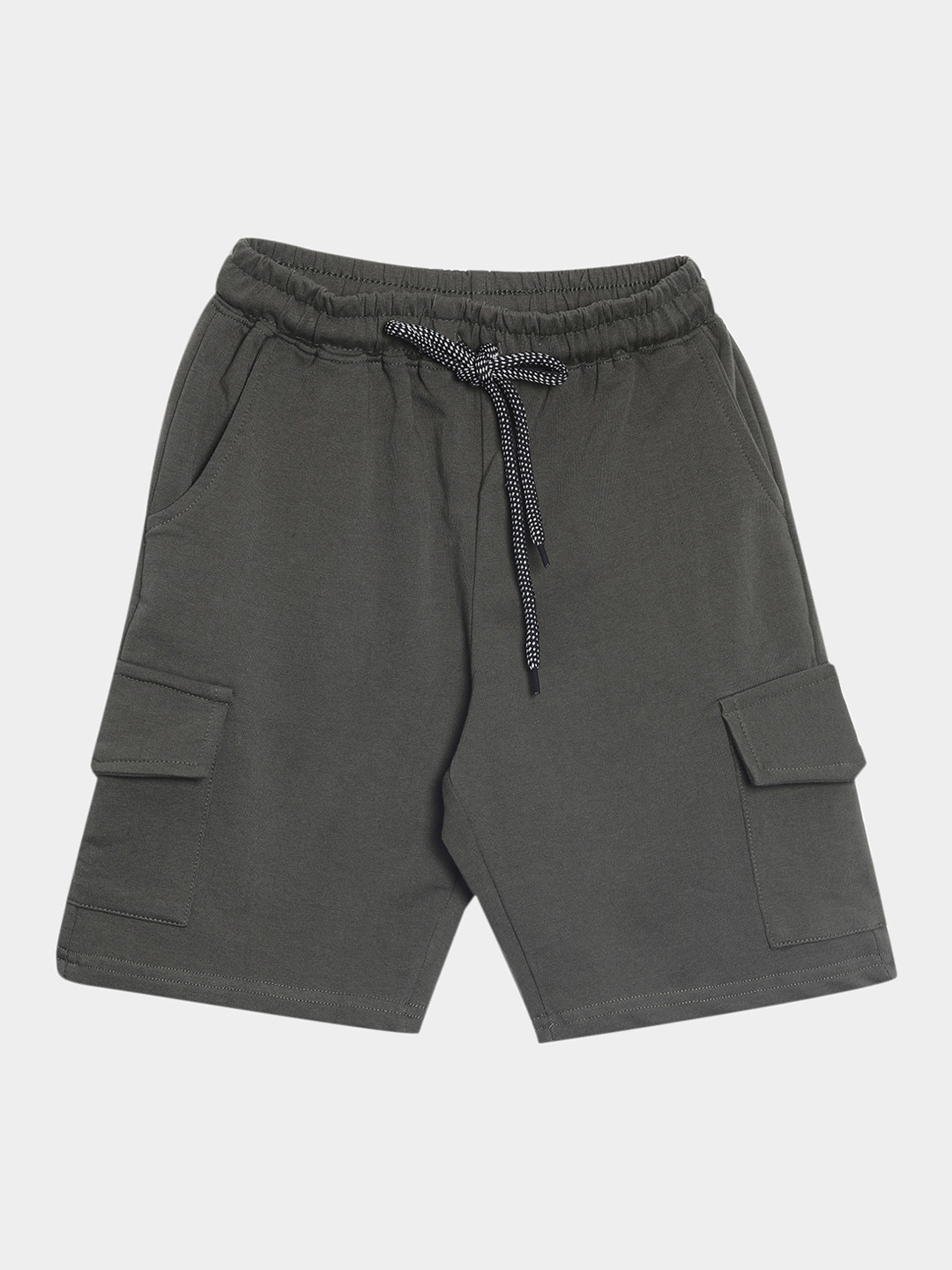 

American Kids Boys Olive Green Cargo Shorts
