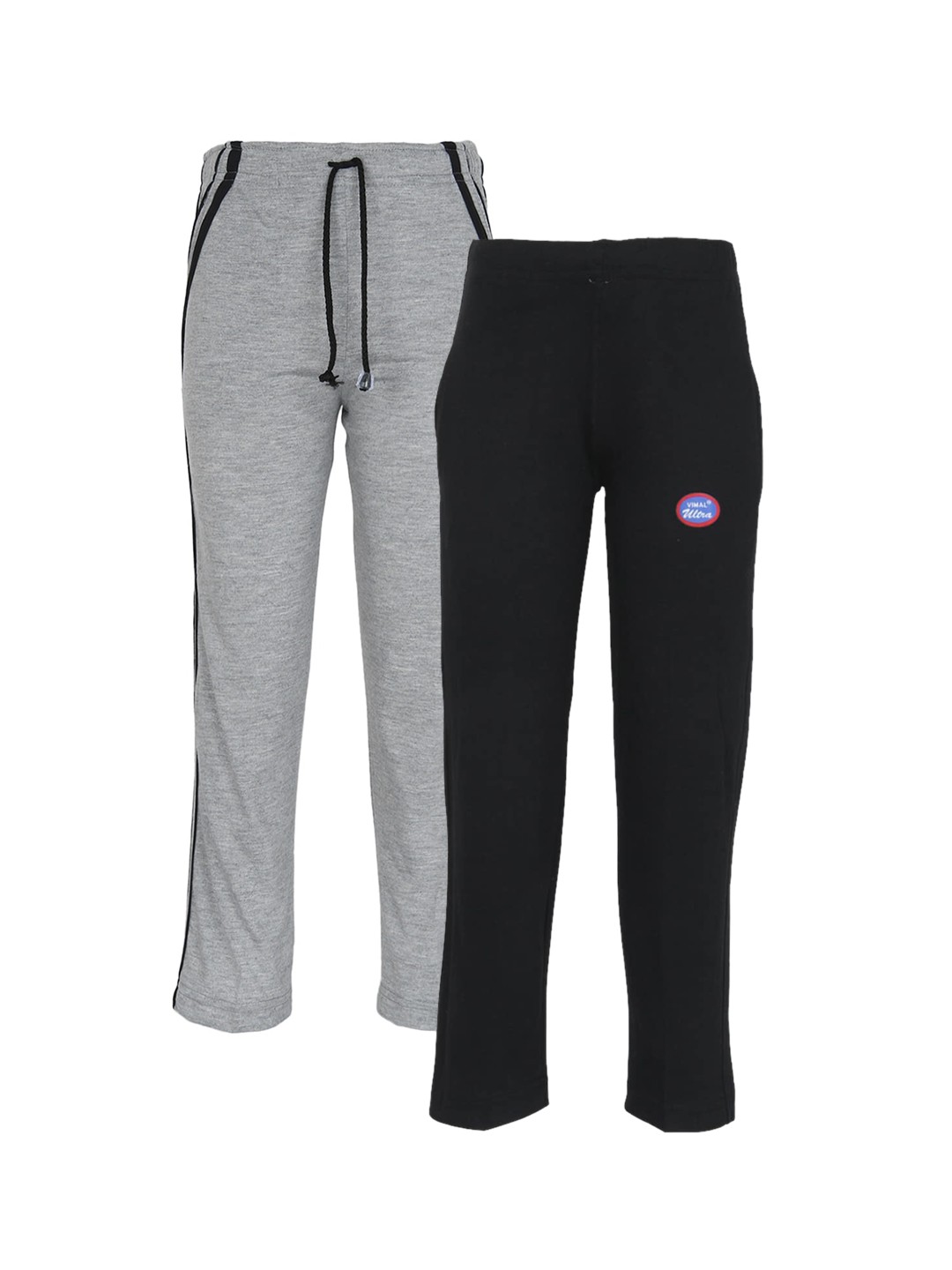 

MACK JONNEY Pack of 2 Kids Black & Grey Track Pants