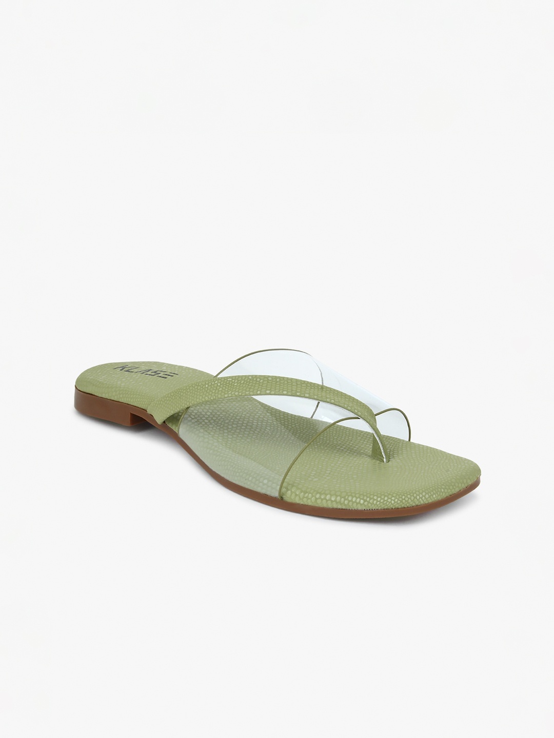 

KLASE Women Green Open Toe Flats
