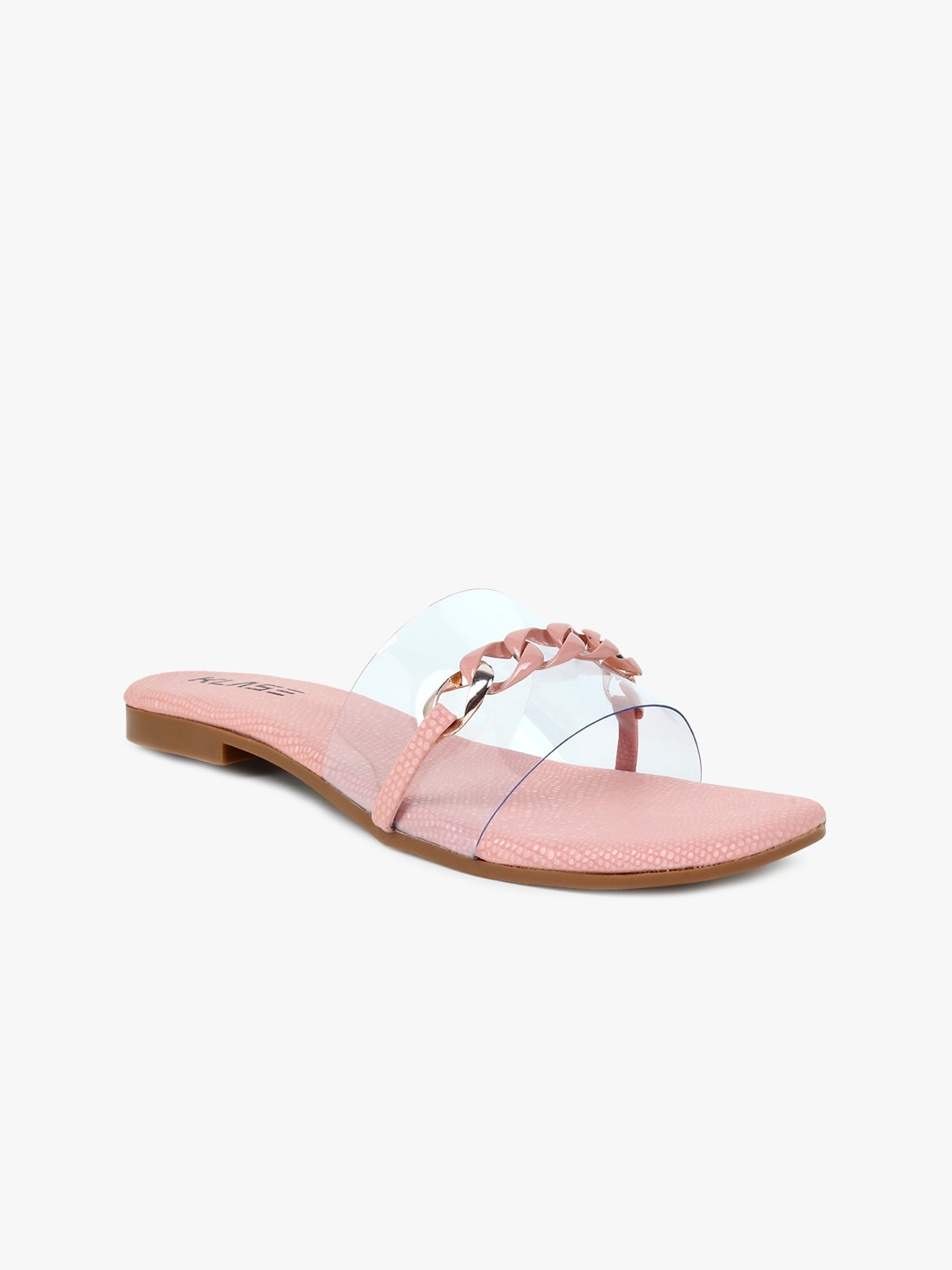 

KLASE Women Pink Open Toe Flats