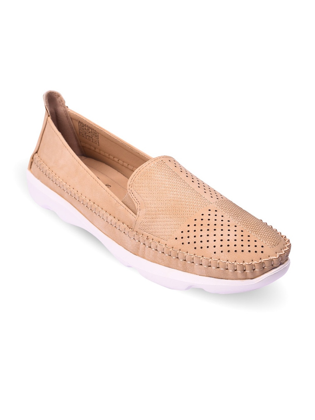 

Pavers England Women Beige PU Loafers