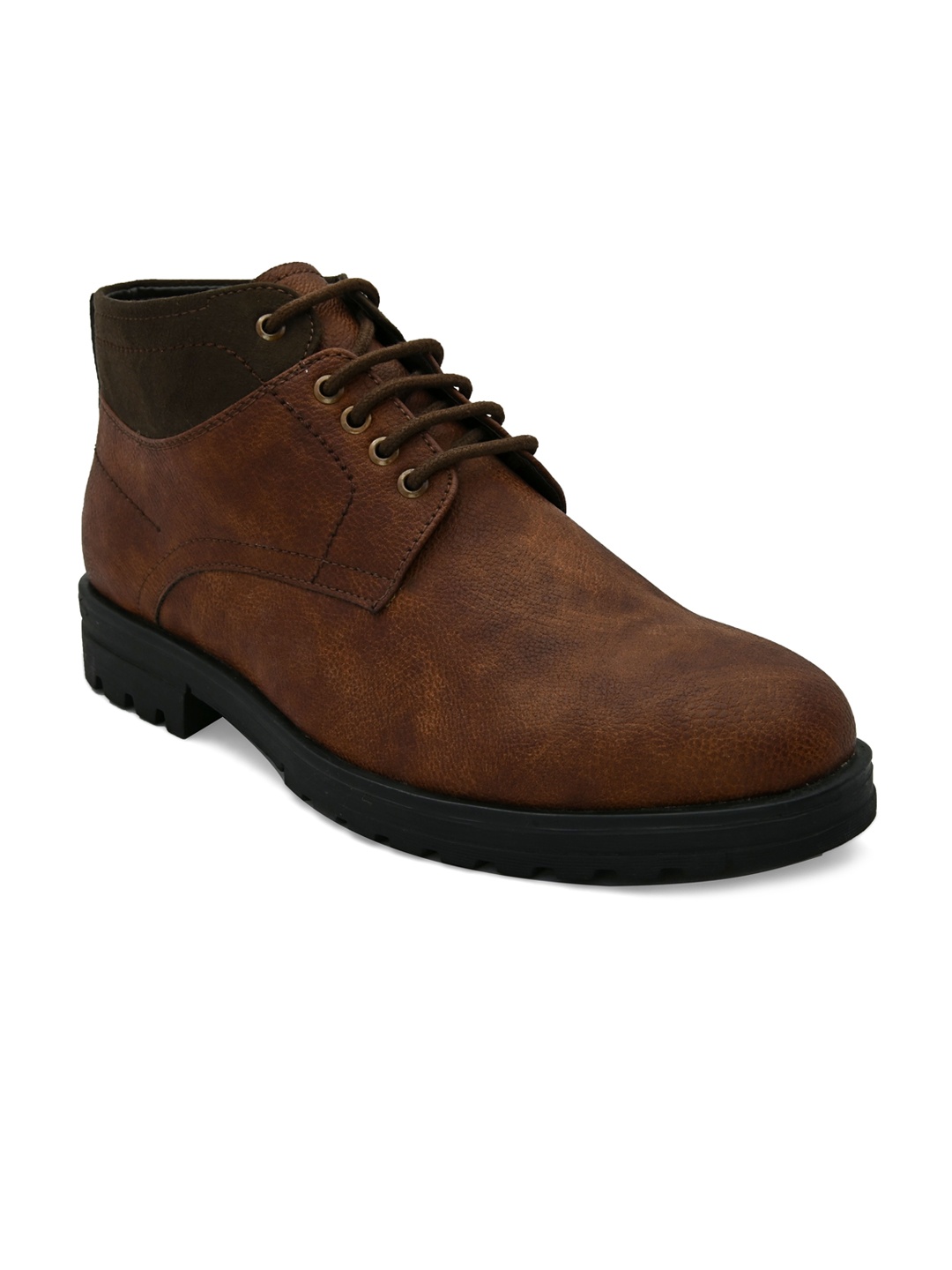 

San Frissco Men Brown Flat Boots