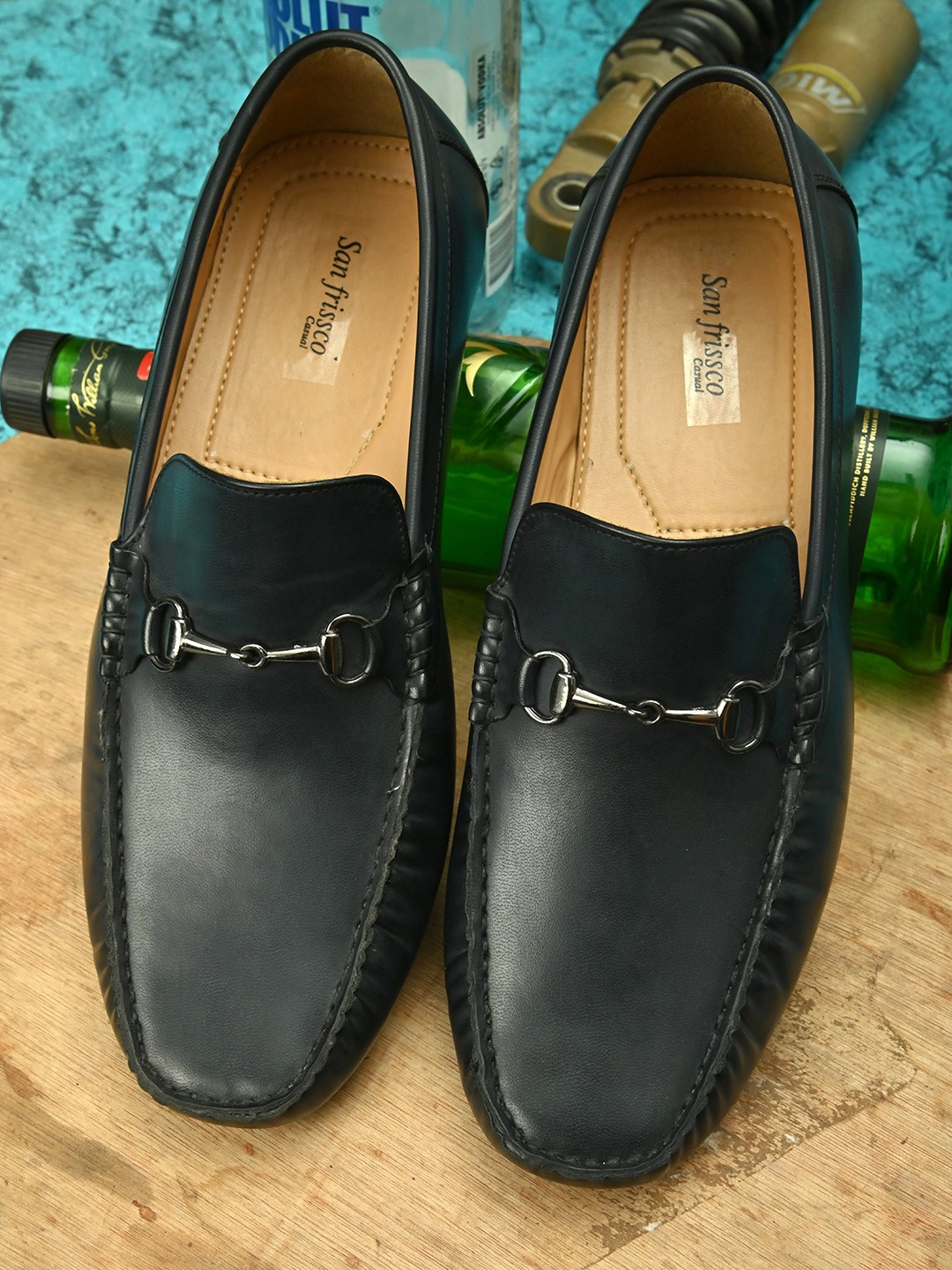 

San Frissco Men Blue Loafers
