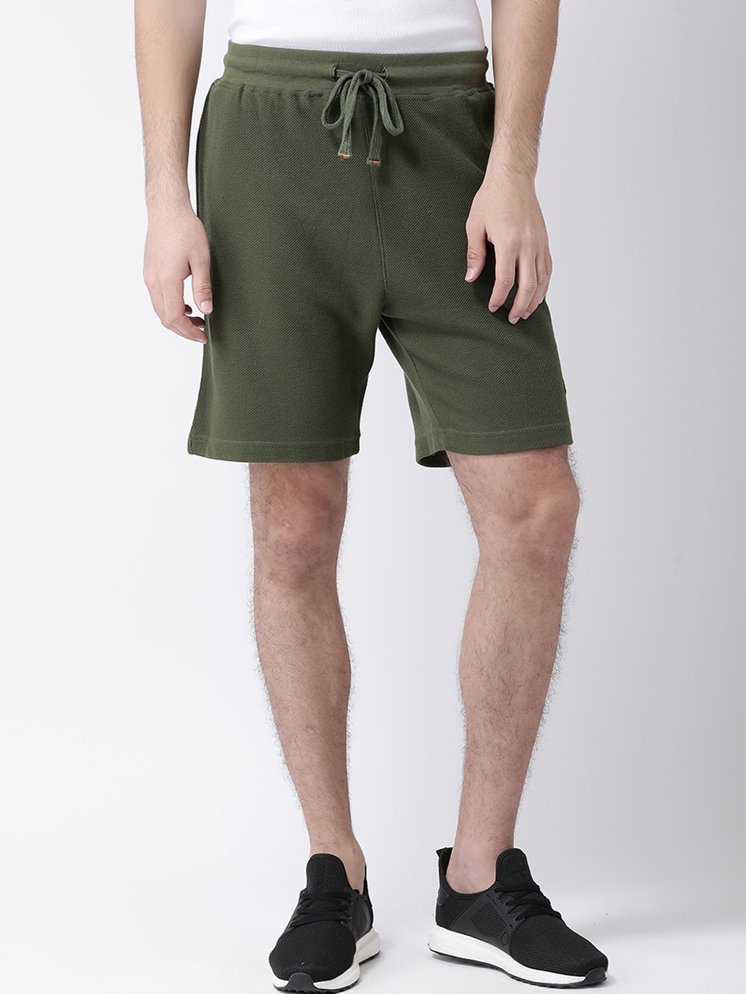 

Club York Men Olive Green Sports Shorts