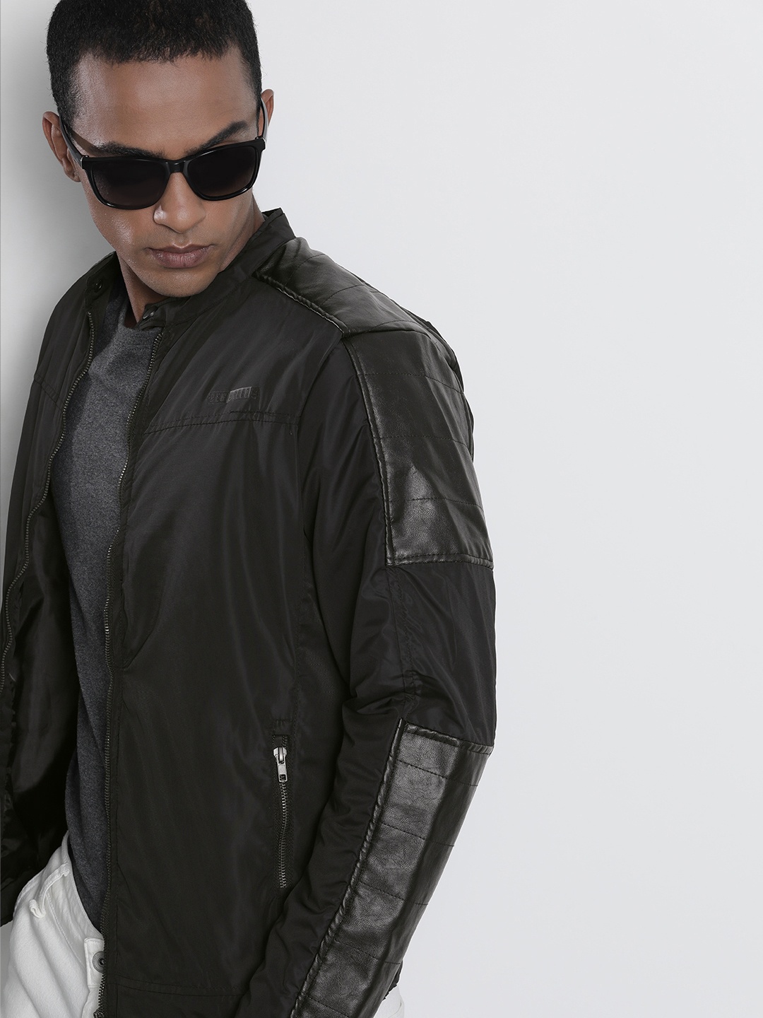 

The Indian Garage Co Men Black Tailored Jacket