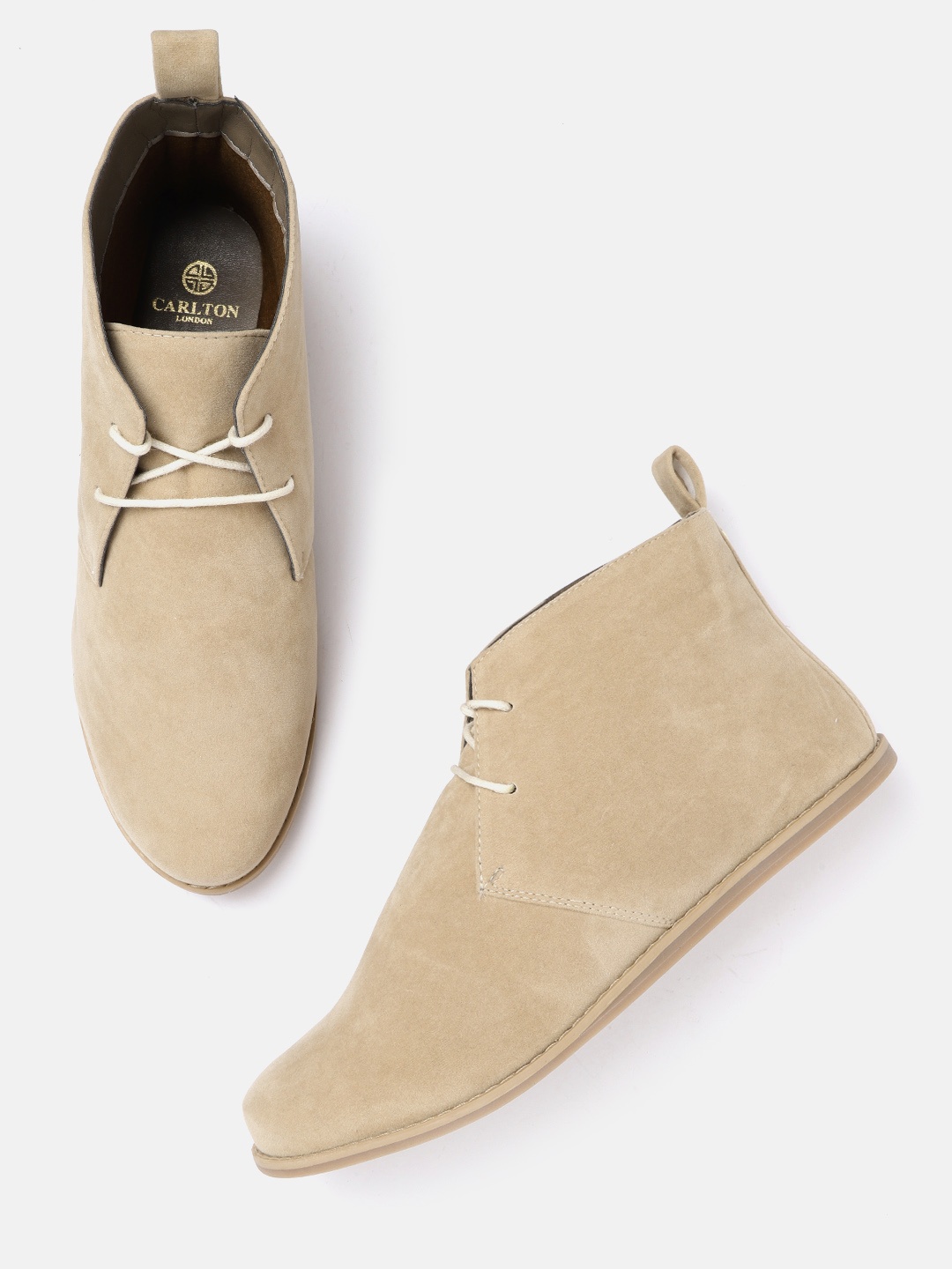 

Carlton London Women Beige Flat Boots