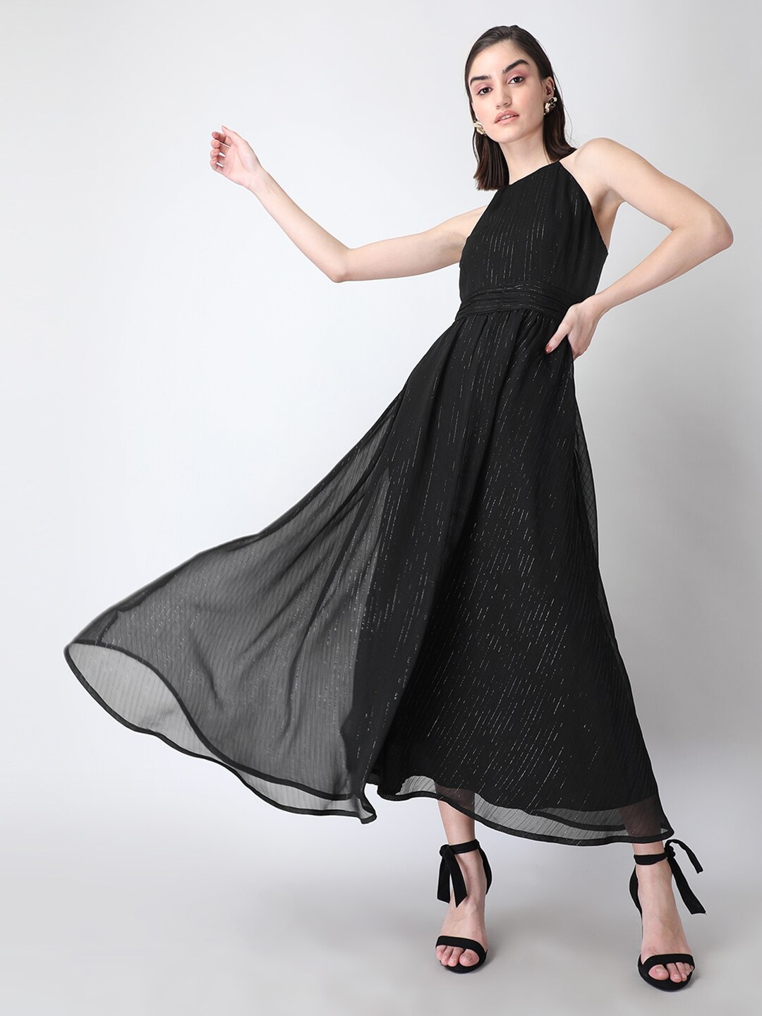 

FabAlley Black Maxi Dress